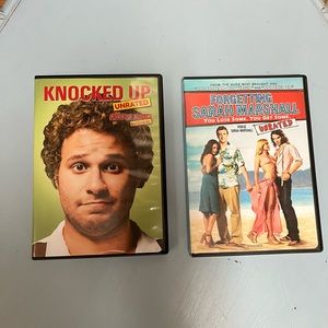 Forgetting Sarah Marshall & Knocked Up movies - Set of 2, DVD’s